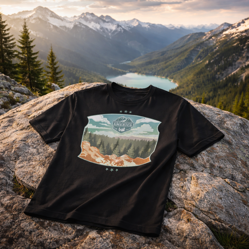 Mount Tallac Tee - Open Road Series |  Men's t-shirt