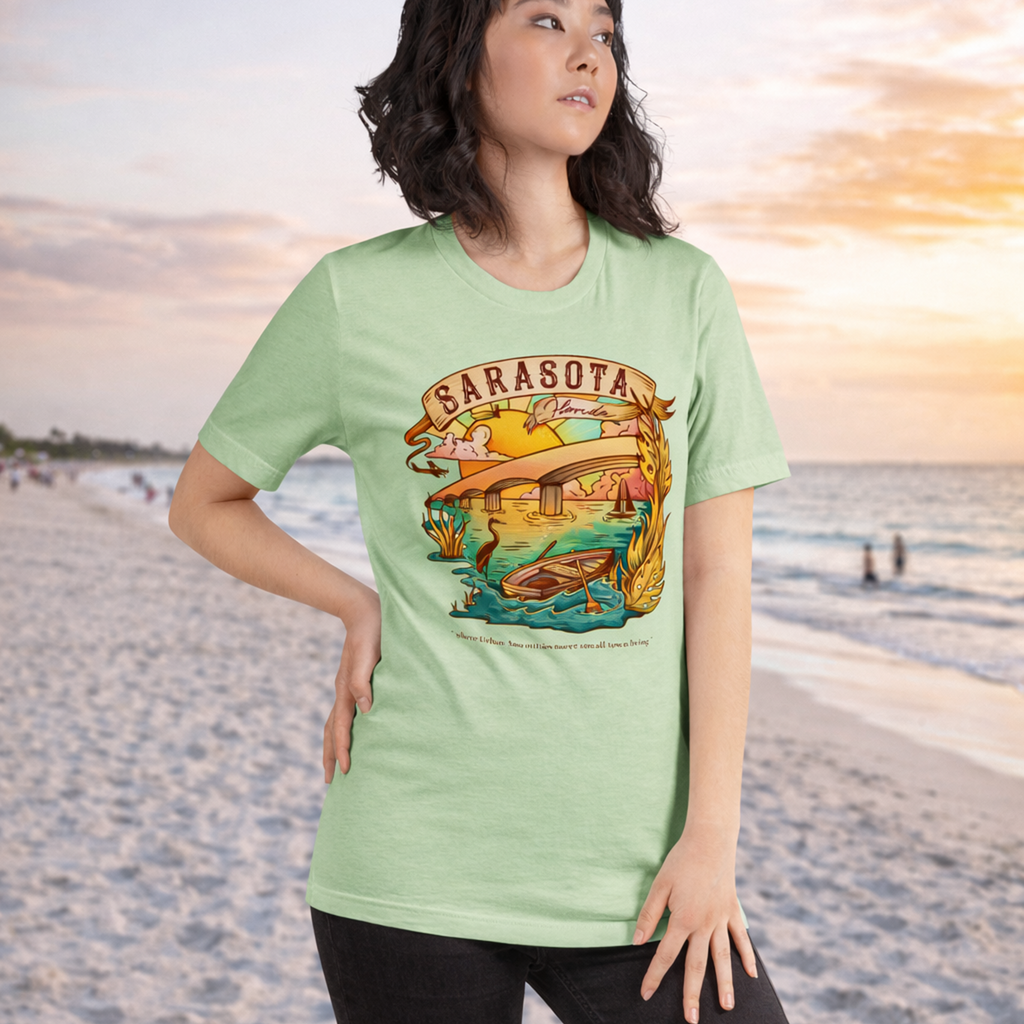 Sarasota Secrets Tee - Living In 50 States Series | Woman's t-shirt