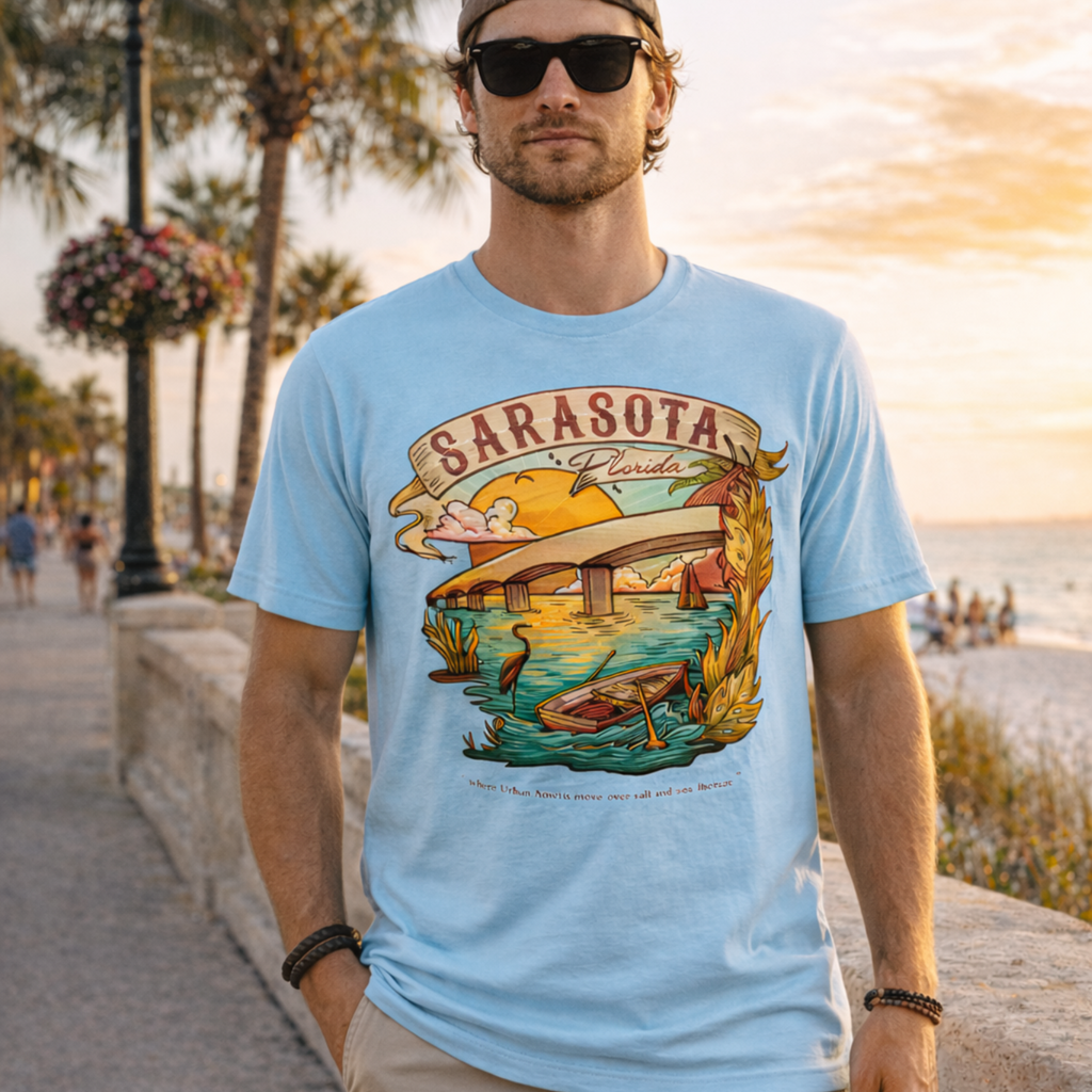 Sarasota Secrets Tee - Living In 50 States Series | Men's t-shirt
